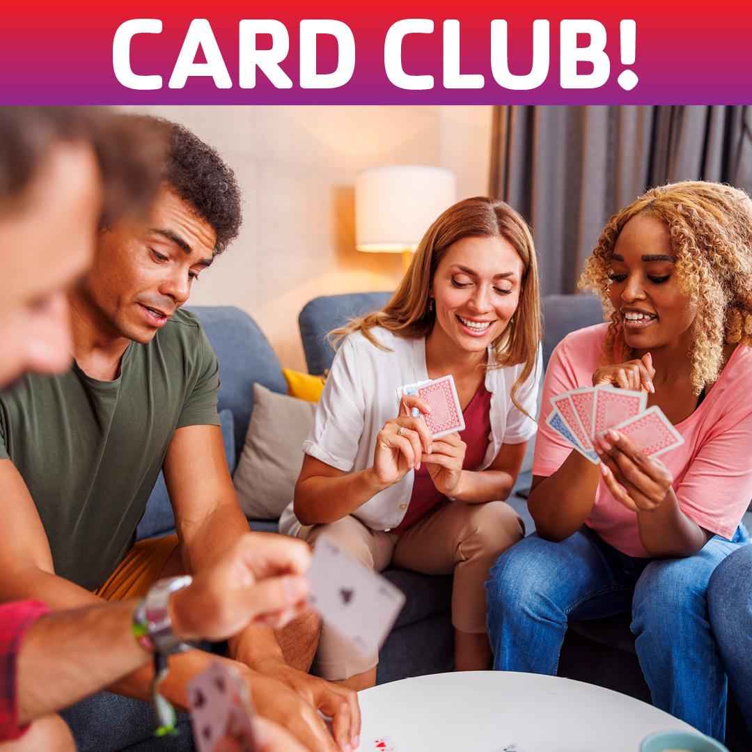 YMCA Teen Card Club at Hale YMCA T/R 10:30am-1:30pm